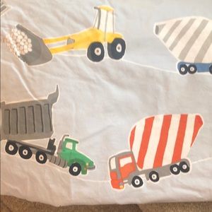 Pottery Barn Kids construction twin duvet cover